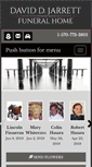 Mobile Screenshot of jarrettfuneralhome.com